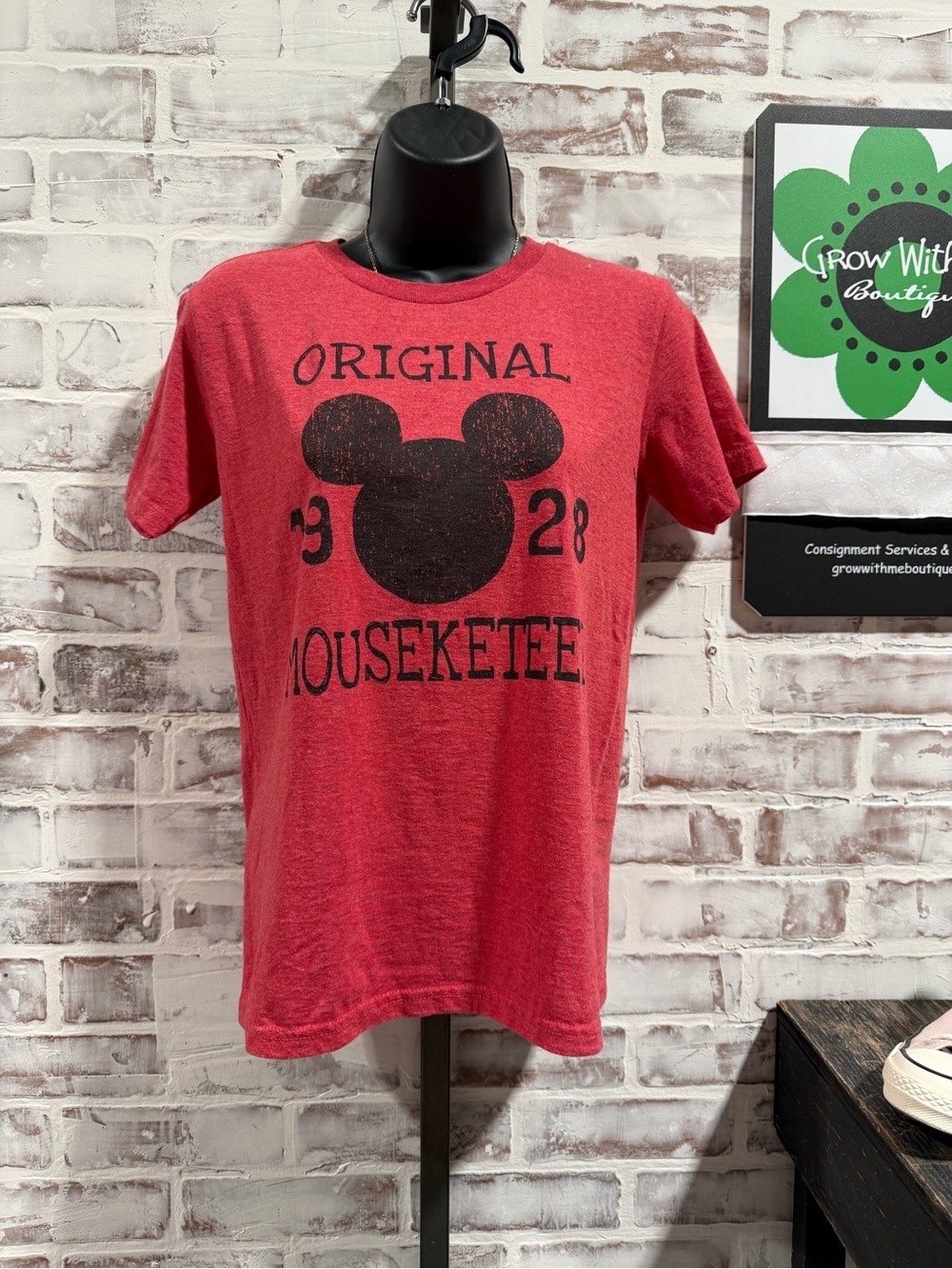 Original Mouseketeer Mickey  Red Graphic Tee
